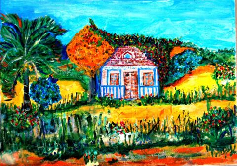 L'artiste maracudja - Ma case bleue