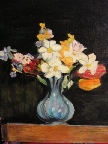 L'artiste Marie-Ange Babey-Gherardi - Bouquet de fleurs