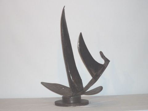 LE NAUFRAGE DU BOUTRE - Sculpture - Roland GOURDON