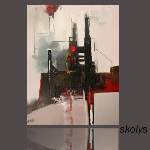 L'artiste skolys - la fumée rouge