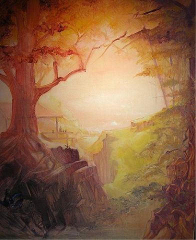 Le Semeur - Peinture - Alexandra Domnec Le Semeur - Peinture - Alexandra Domnec