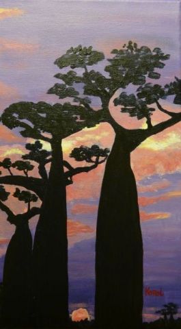 ô baobab - Peinture - Karol
