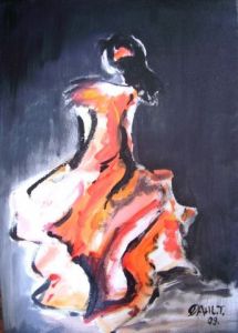 Peinture de Tiffany BAHRI: flamenco