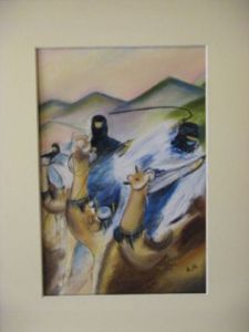 Voir le détail de cette oeuvre: Cavaliers du désert