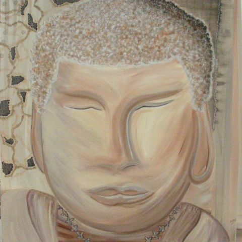 L'artiste zatti - silver bouddha