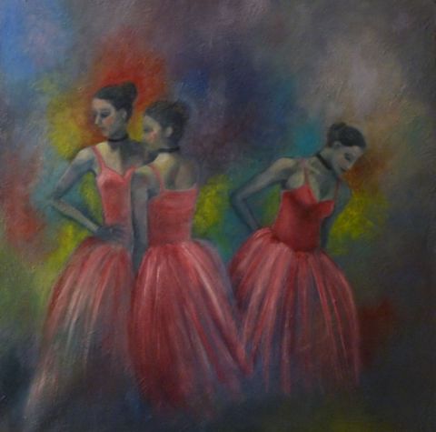 Danseuses - Peinture - Corinne Salou