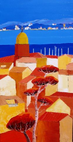 Saint Tropez Fauve - Peinture - Julie PIOCH