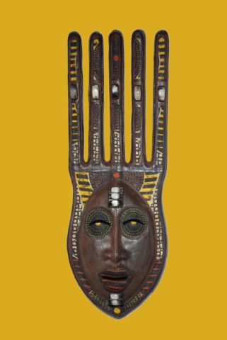 L'artiste Maskana - Taha - Masque Ethnique -