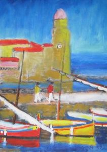 Voir cette oeuvre de Le peintre: Les barques de Collioure