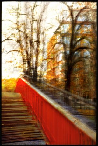 Die rote Brücke  - Photo - Jean Marc  Clairet