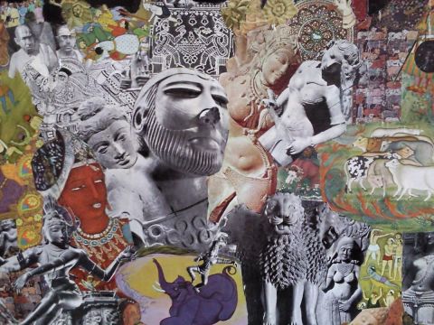 L'artiste collakate - collage orian