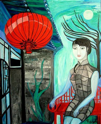 Rêve de Chine - Peinture - Flocy Abguillerm