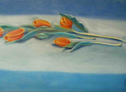 tulipes - Peinture - BLD