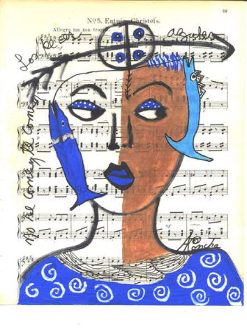 Los peces de Yemaya - Dessin - Aconcha Los peces de Yemaya - Dessin - Aconcha