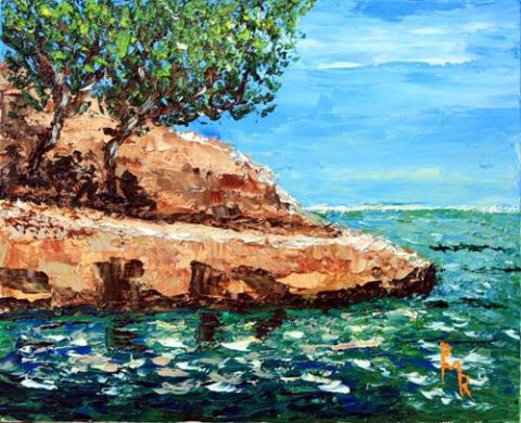 En vacances - Peinture - Pierre MARTIN En vacances - Peinture - Pierre MARTIN