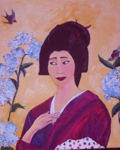 Peinture de Paoli: La japonaise