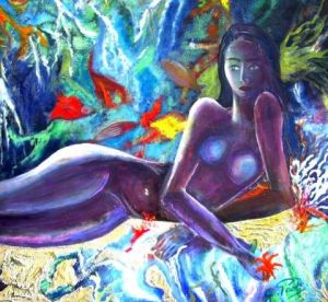 Peinture de Paoli: La sirène