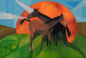 Voir cette oeuvre de jacky rouget: Les chevaux