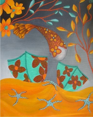 Astéroïdes - Peinture - Fan Poisson Astéroïdes - Peinture - Fan Poisson
