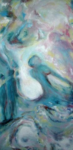 Mouvement inachevé - Peinture - christineF Mouvement inachevé - Peinture - christineF