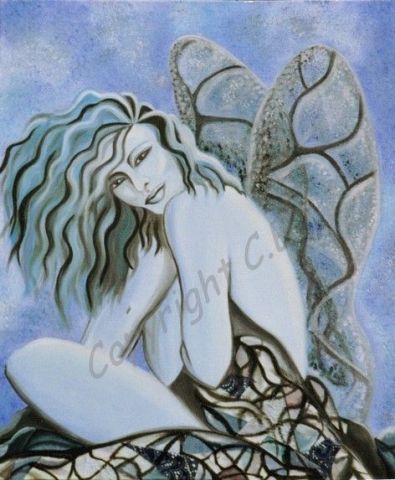 L'artiste Claire ESTEBAN - L'ange bleu