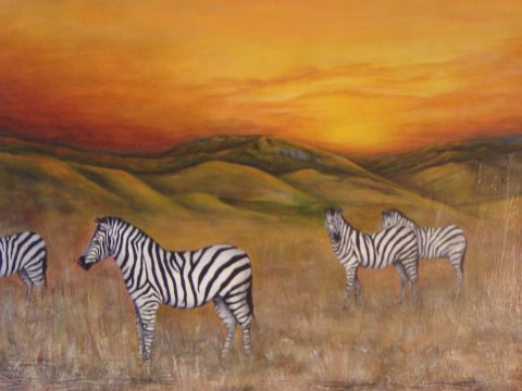 Lumières d'Afrique - Peinture - JMR