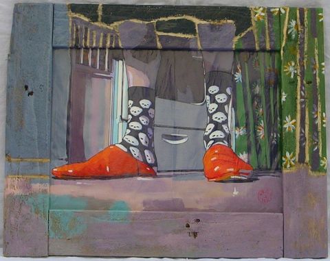 Lever de pieds n°3 - Peinture - Fran et Jim