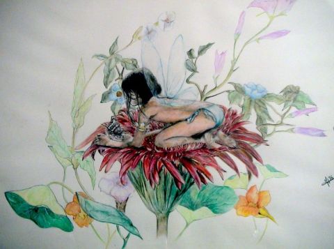 L'artiste Monique -  Fleur