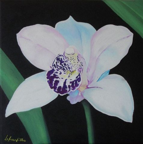 orchidée - Peinture - Gil