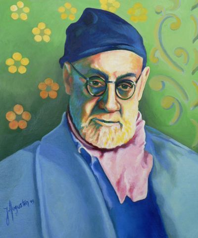 L'artiste James AUGUSTIN - Matisse au bonnet bleu