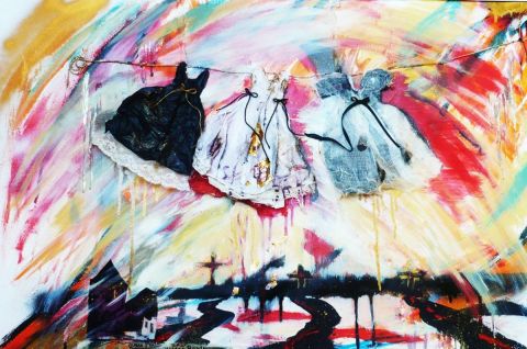 L'artiste angelisa - Trois petites filles
