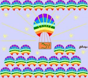 Voir cette oeuvre de joluiza: montgolfièremandala