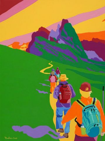 Coeurs Joyeux et Sincères - Peinture - PERREAULT Suzanne Coeurs Joyeux et Sincères - Peinture - PERREAULT Suzanne