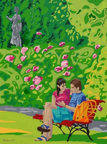 Jardin secret des confidences - Peinture - PERREAULT Suzanne Jardin secret des confidences - Peinture - PERREAULT Suzanne