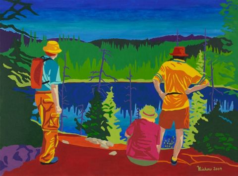 Grands Jardins - Peinture - PERREAULT Suzanne Grands Jardins - Peinture - PERREAULT Suzanne