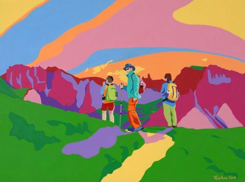 Guider par le coeur - Peinture - PERREAULT Suzanne Guider par le coeur - Peinture - PERREAULT Suzanne