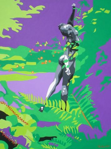 Flore et Zéphyr - Peinture - PERREAULT Suzanne Flore et Zéphyr - Peinture - PERREAULT Suzanne