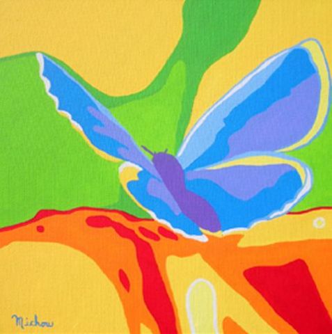 Papillon - Peinture - PERREAULT Suzanne