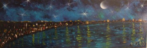 L'artiste patrick nguyen - Nuit  étoilée