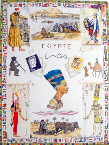 L'artiste SEVERINE NOIROT - L'Egypte