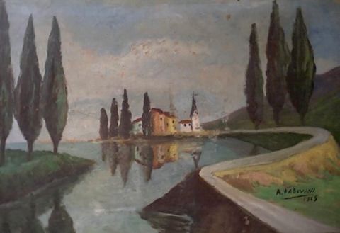L'artiste Aurelio Padovani - rivière