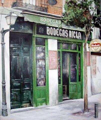 Bodegas Ricla-Madrid - Peinture - Castano Tomas