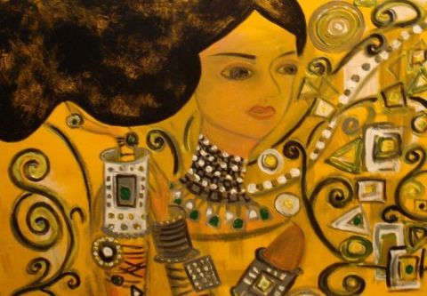 Hommage à Klimt2 - Peinture - ALTAIR