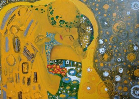 Hommage à Klimt 3 - Peinture - ALTAIR