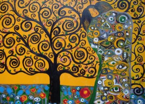Hommage à Klimt4 - Peinture - ALTAIR