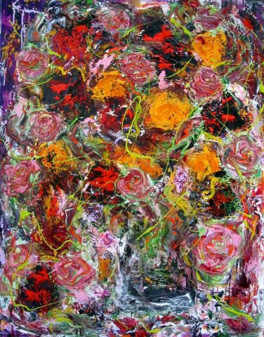 L'artiste jean pierre MALLET - Fleur N°5