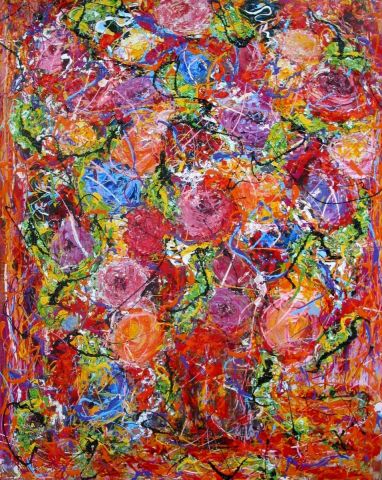 L'artiste jean pierre MALLET - Fleur N°6