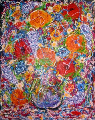 L'artiste jean pierre MALLET - Fleur N°20