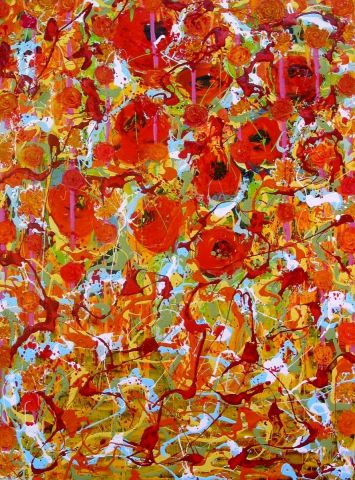 L'artiste jean pierre MALLET - Fleur N°16