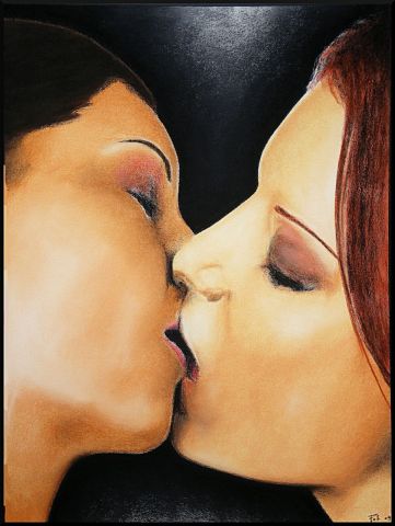 Kiss - Peinture - Fab
